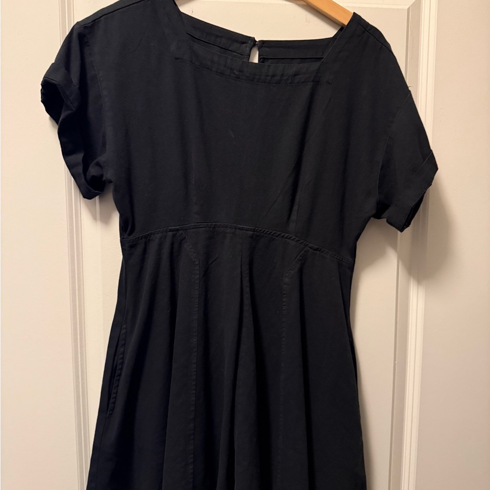 Black Short Sleeve Free People Dress
